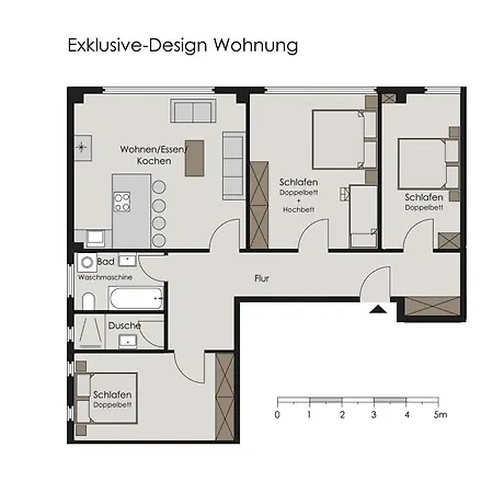 Exklusive Design Erlebnisferienwohnung 巴特沃里斯霍芬